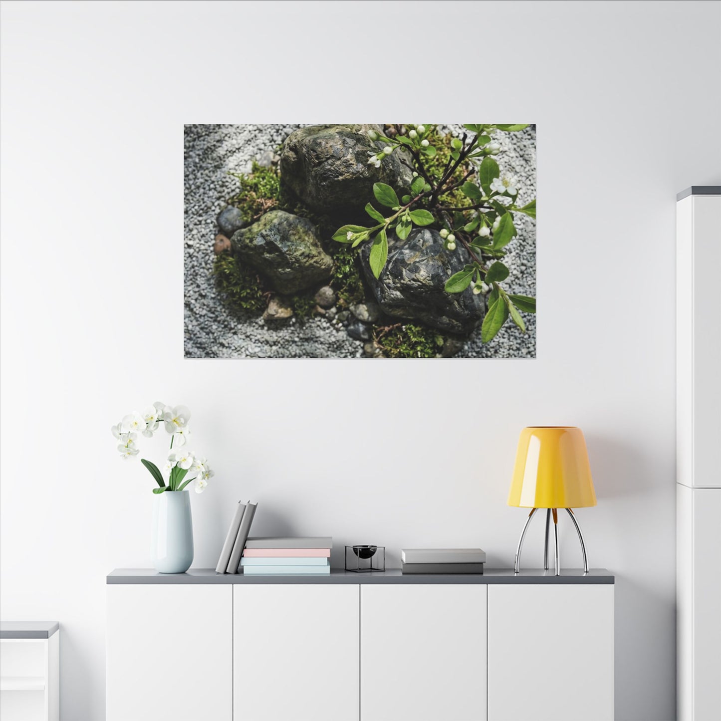 Zen Ceramic Bowl in Dappled | Karesansui Canvas Art