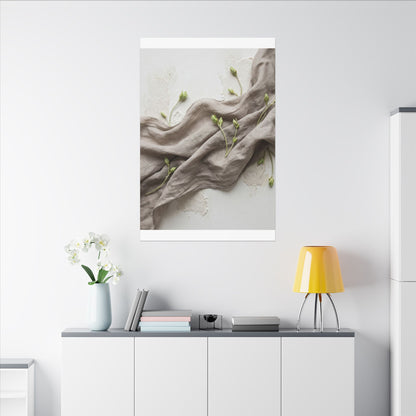 Overcast Silk Drape Canvas Art - Japandi Ma