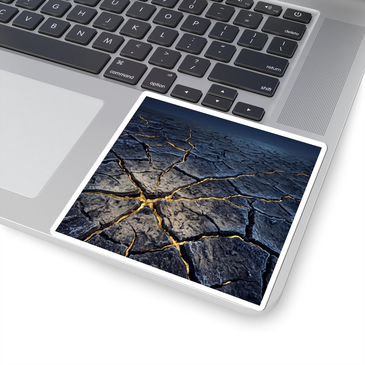 Ma Cracked Earth Sticker - Kintsugi Broken Beauty