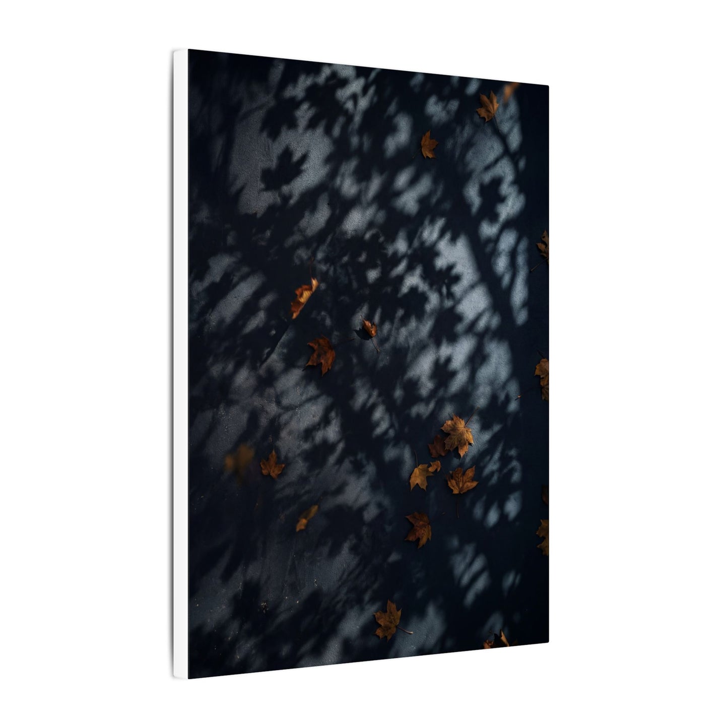 Autumn Shadow Play Shadow Zen Canvas Art | Atmospheric Decor
