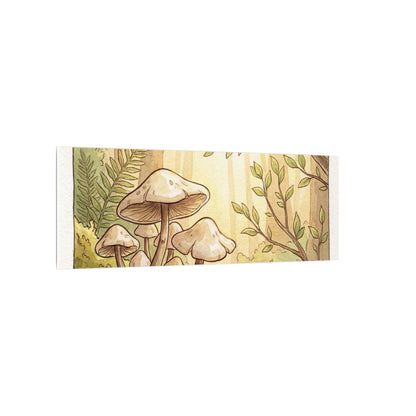 Spring Wild Mushrooms Mushroom Illustration Canvas Art | Cozy Decor