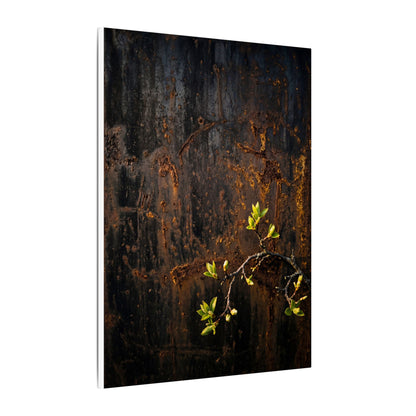 Golden Hour Rust Patina Canvas Art - Dark Japandi Fukinsei