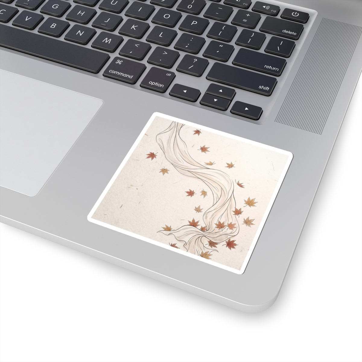 Seijaku Silk Drape Sticker - Japandi Minimal Line