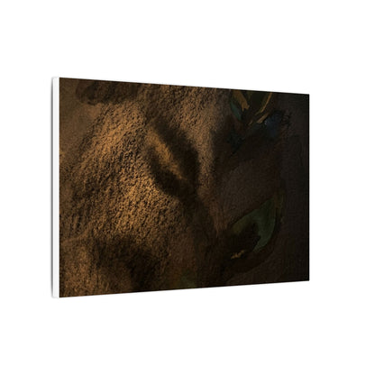 Candlelight Shadow Play Canvas Art - Dark Japandi Ma