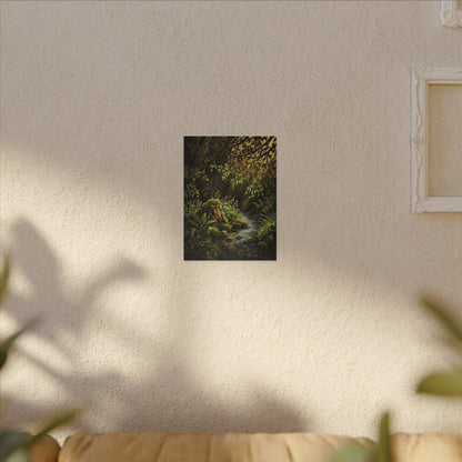 Tea Ceremony Spring Canvas Art | Kintsugi Philosophical Design