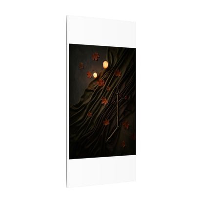Autumn Silk Drape Moody Minimal Canvas Art | Moody Decor
