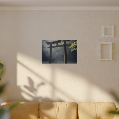 Torii Gate Canvas Art | Spring Zen Karesansui Art