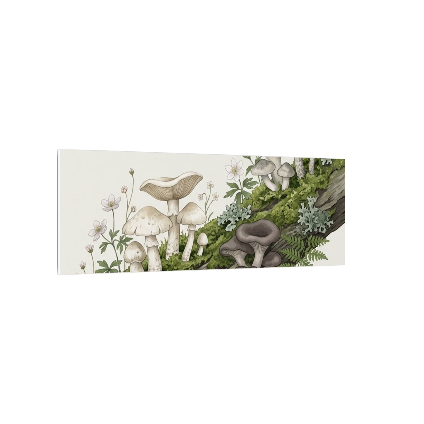 Dried Flowers Spring Canvas Art | Japandi Neutral Design