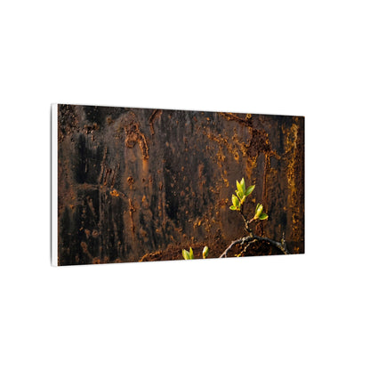 Golden Hour Rust Patina Canvas Art - Dark Japandi Fukinsei