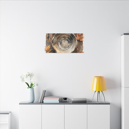Ma Ceramic Bowl Canvas Art - Japandi Watercolor