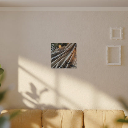 Fukinsei Silk Drape Canvas Art - Japandi Japanese Pattern