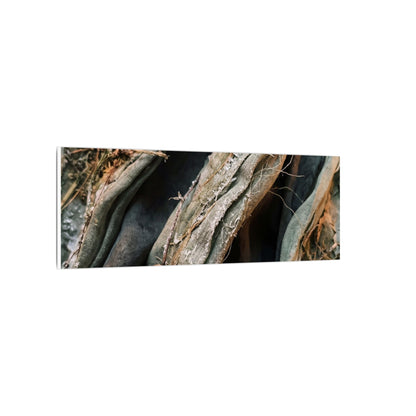 Silk Drape Winter Canvas Art | Japandi Cozy Design