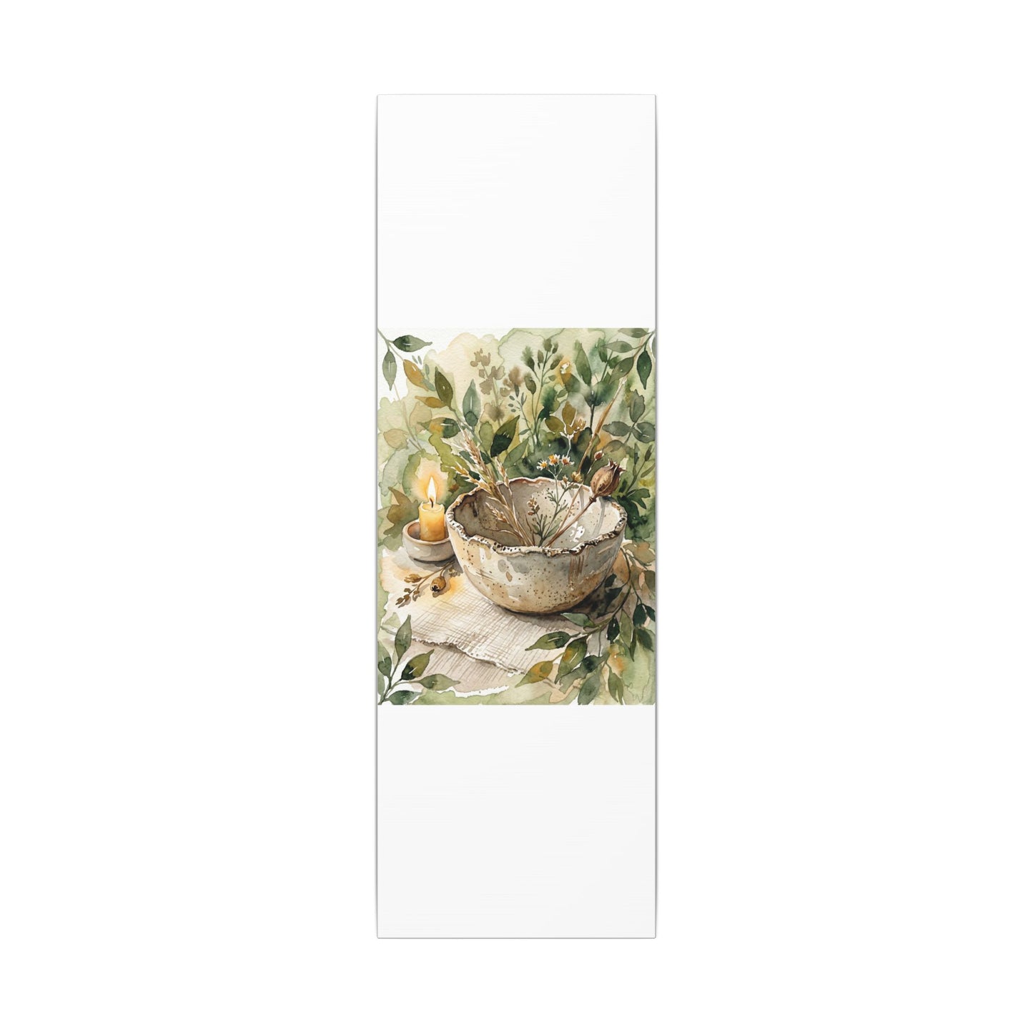 Ceramic Bowl Summer Canvas Art | Japandi Elegant Design