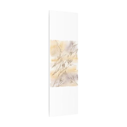 Shadow Play Winter Canvas Art | Japandi Warm Design