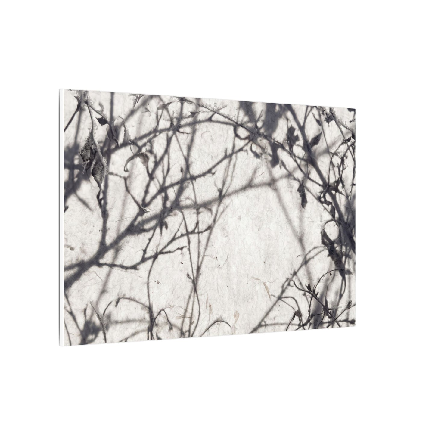 Winter Shadow Play Japanese Pattern Canvas Art | Elegant Decor
