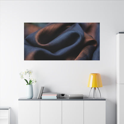 Summer Silk Drape Shadow Zen Canvas Art | Sophisticated Decor
