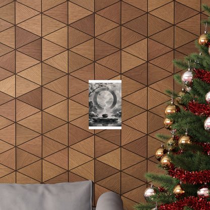 Dappled Incense Smoke Wall Art Print - Zen Seijaku