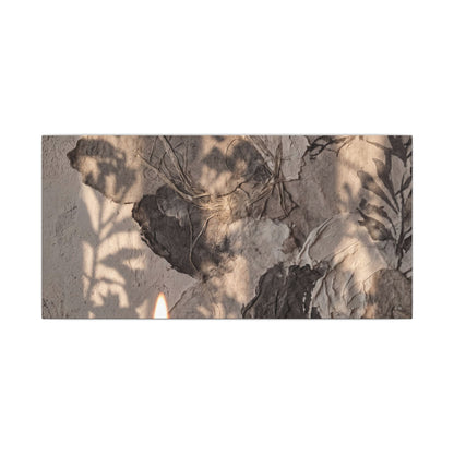 Shadow Play Summer Canvas Art | Japandi Elegant Design