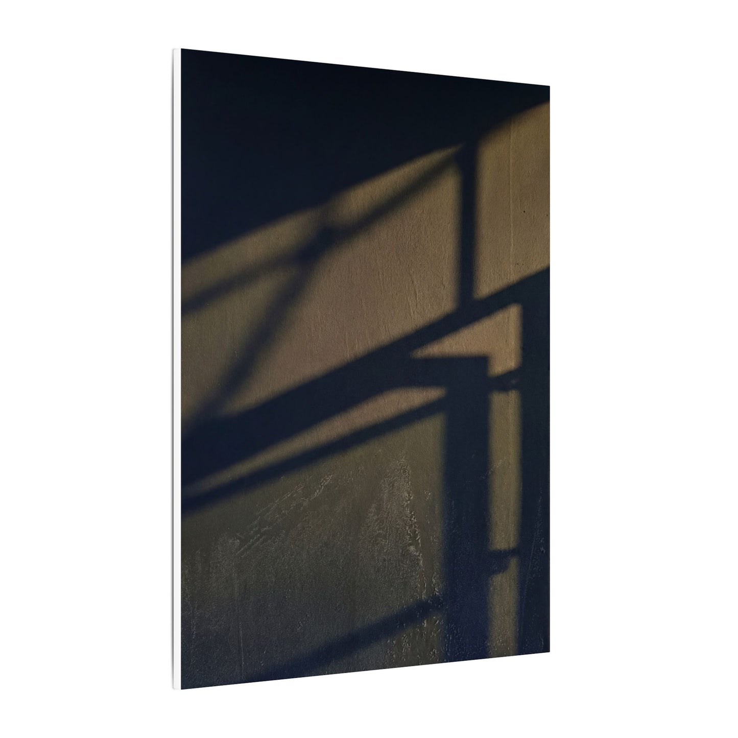 Sophisticated Shadow Play Canvas Art - Moody Minimal Dark Japandi
