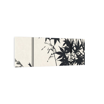 Shoji Screen Canvas Art | Summer Japandi Minimal Line Art