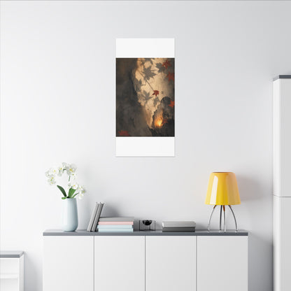 Shadow Play Texture Canvas Art | Neutral Japandi Art