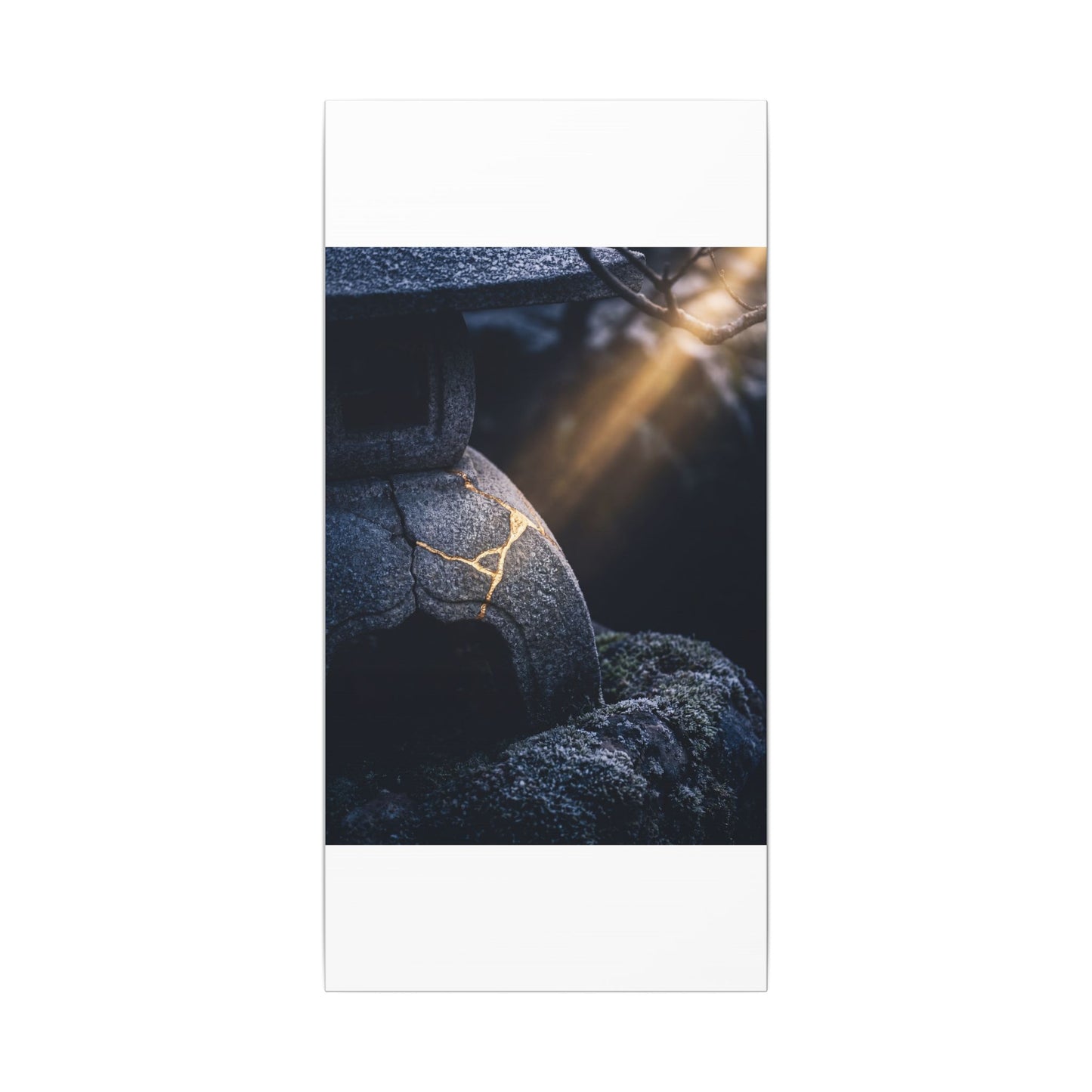 Ma Moonlit Garden Canvas Art - Kintsugi Broken Beauty