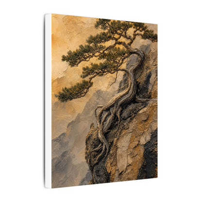 Summer Pine Tree Texture Canvas Art | Cozy Decor