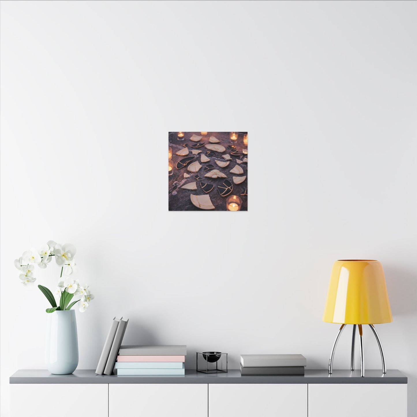 Winter Broken Pottery Broken Beauty Canvas Art | Beautiful Decor