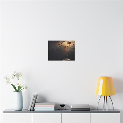 Moonlit Garden Gold Repair Canvas Art | Beautiful Kintsugi Art