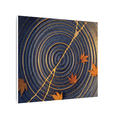 Water Ripple Gold Repair Canvas Art | Healing Kintsugi Art