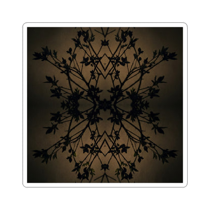 Dark Japandi Shadow Play in Golden Hour | Shadow Zen Sticker