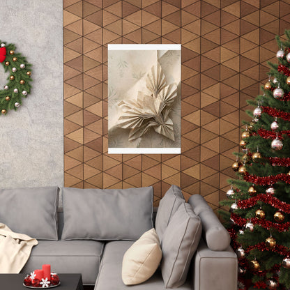 Dawn Paper Fold Wall Art Print - Japandi Fukinsei