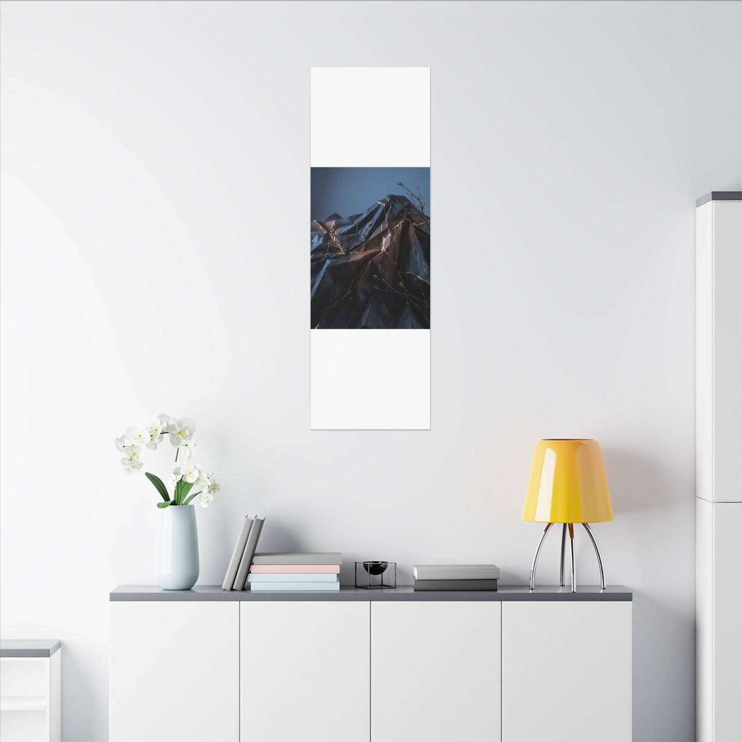 Paper Fold Broken Beauty Canvas Art | Philosophical Kintsugi Art
