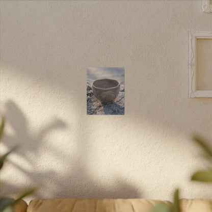 Seijaku Ceramic Bowl Canvas Art - Japandi Japanese Pattern