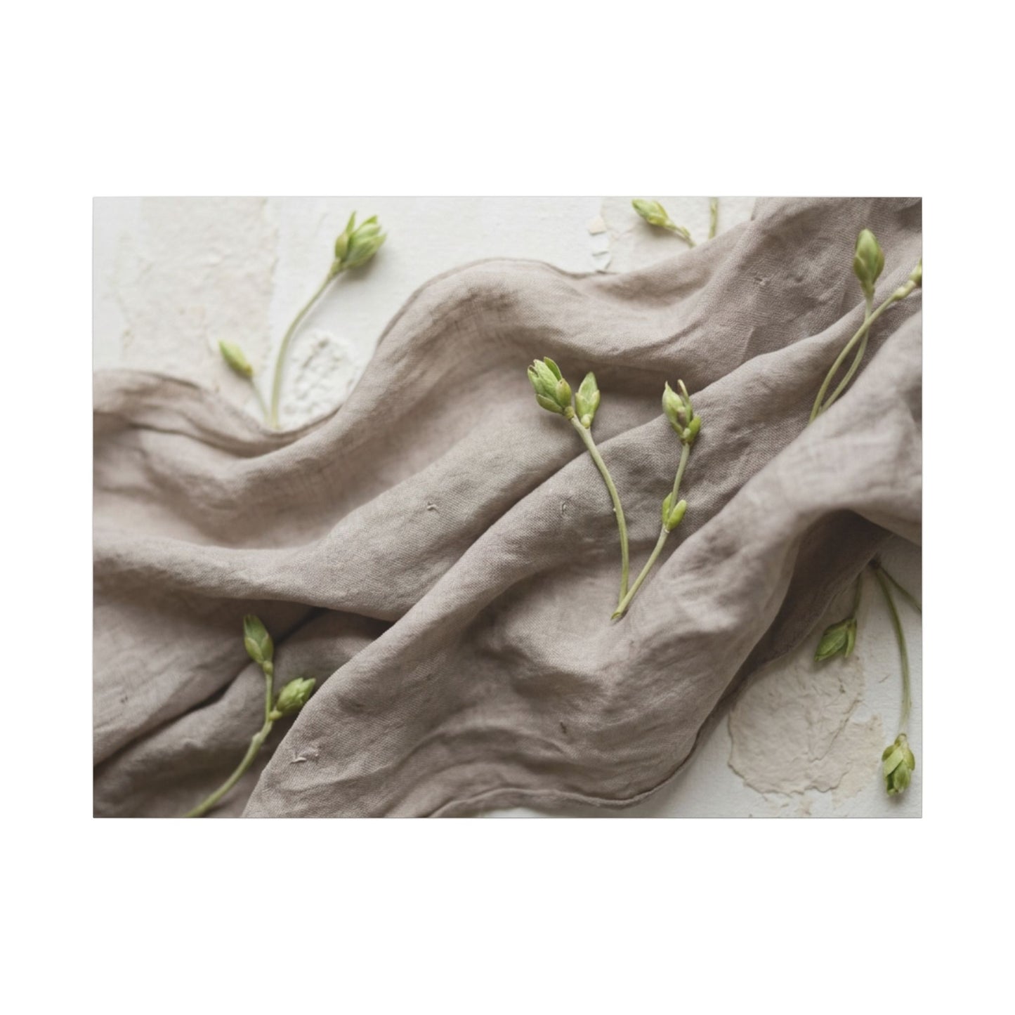 Overcast Silk Drape Canvas Art - Japandi Ma