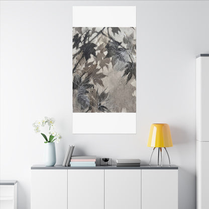 Shadow Play Texture Canvas Art | Cozy Japandi Art