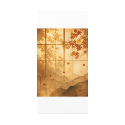 Shoji Screen Texture Canvas Art | Earthy Japandi Art