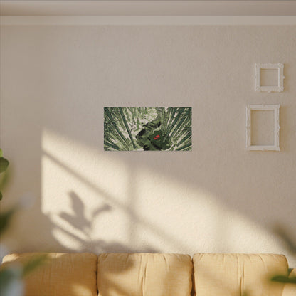 Peaceful Bamboo Grove Canvas Art - Ukiyo E Inspired Zen