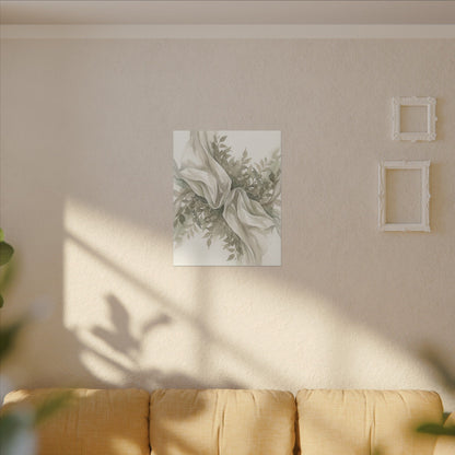 Summer Silk Drape Watercolor Canvas Art | Cozy Decor