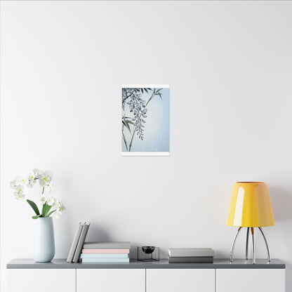 Zen Wisteria in Moonlight | Ukiyo E Inspired Canvas Art