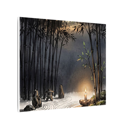 Tranquil Bamboo Grove Canvas Art - Karesansui Zen