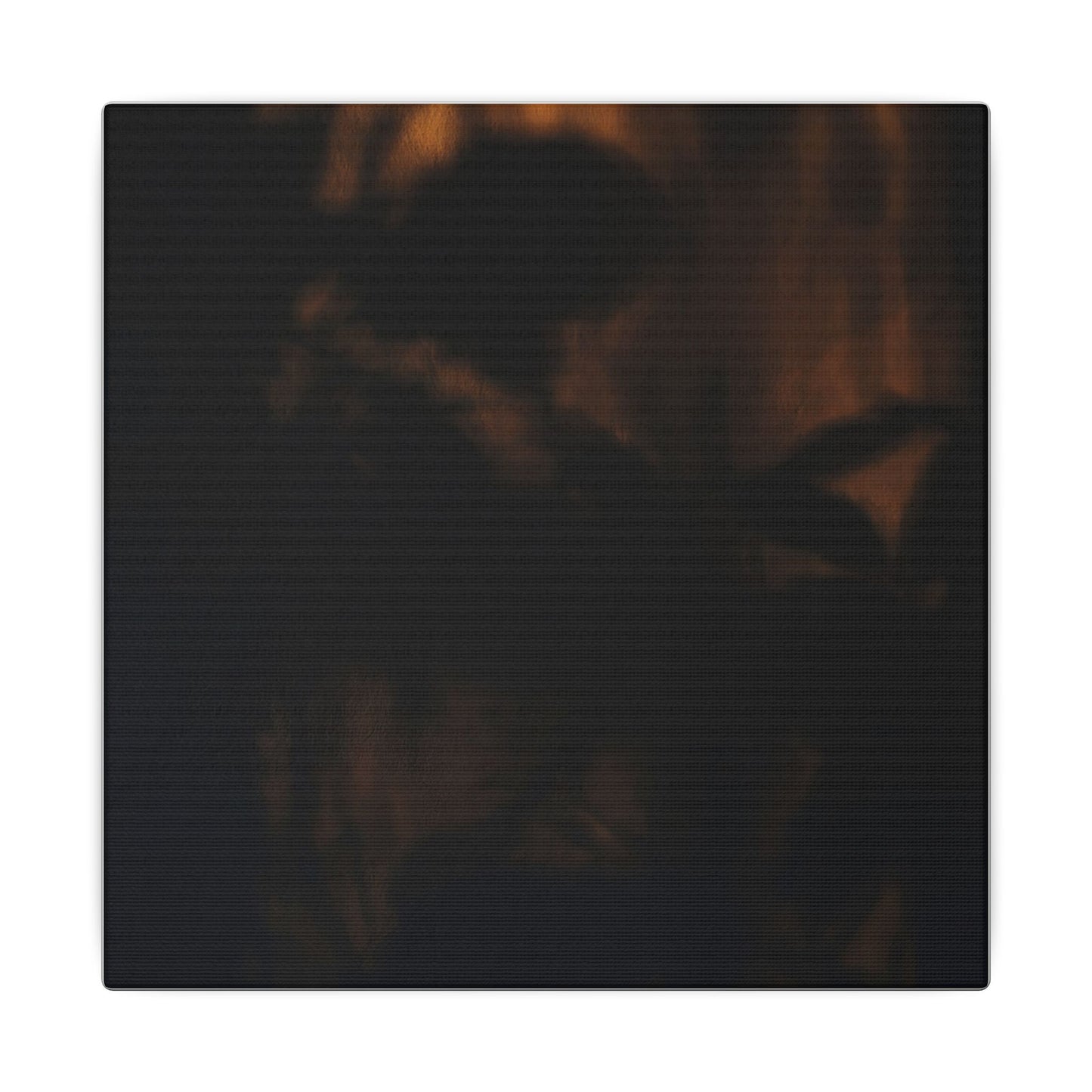 Shadow Play Summer Canvas Art | Dark Japandi Sophisticated Design
