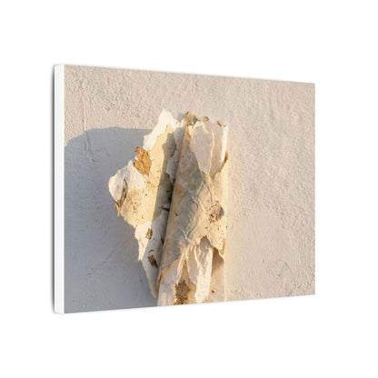 Paper Fold Canvas Art | Winter Japandi Texture Art
