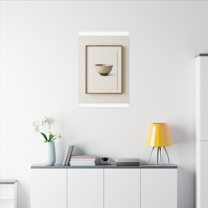 Kintsugi Charcoal Canvas Art