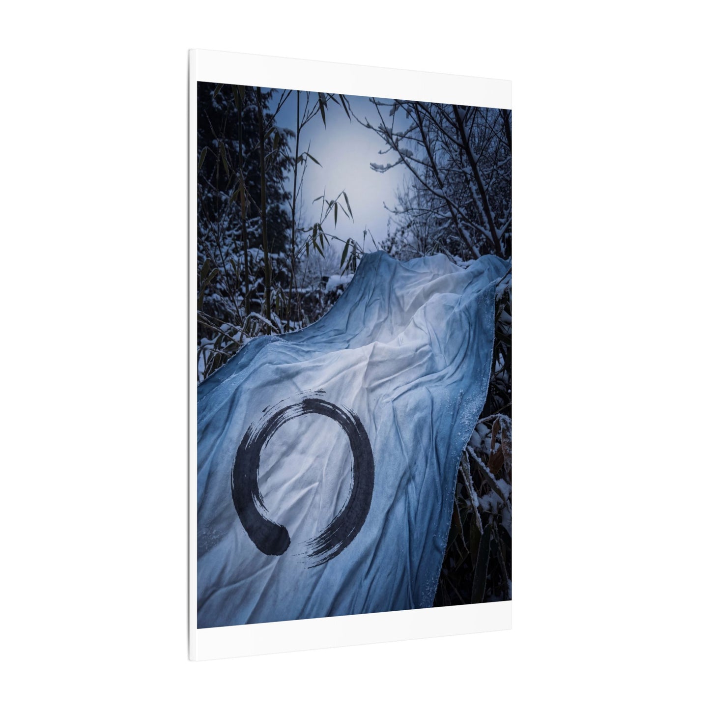 Moonlight Silk Drape Canvas Art - Zen Datsuzoku