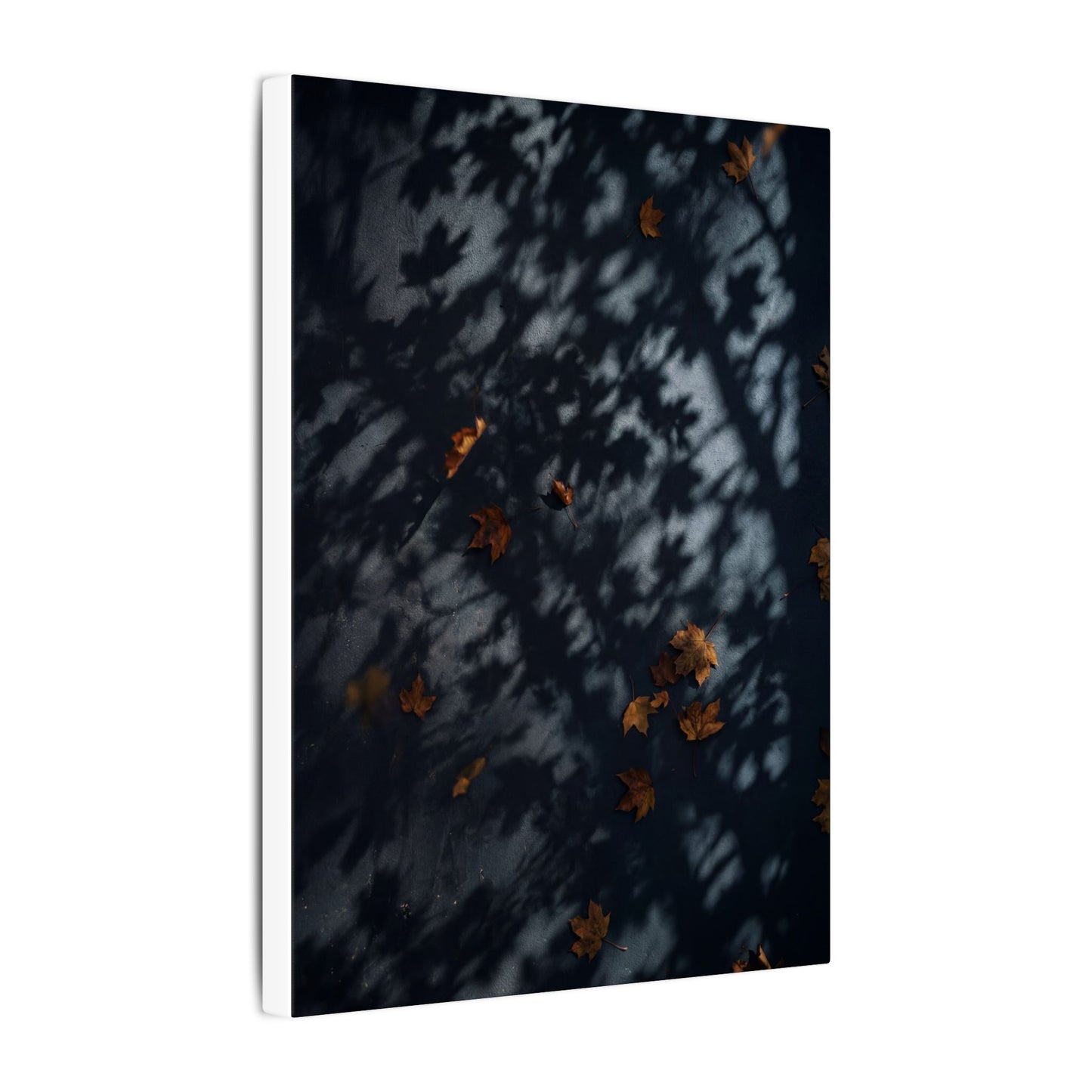 Autumn Shadow Play Shadow Zen Canvas Art | Atmospheric Decor