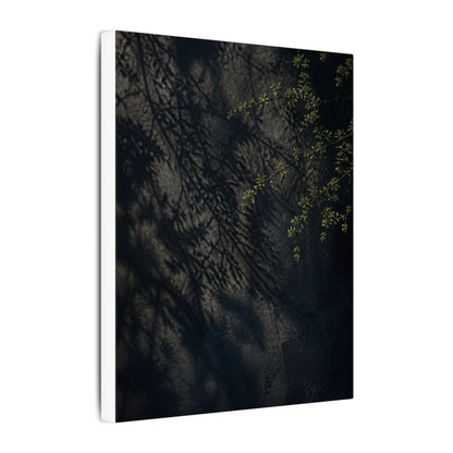 Overcast Shadow Play Canvas Art - Dark Japandi Seijaku