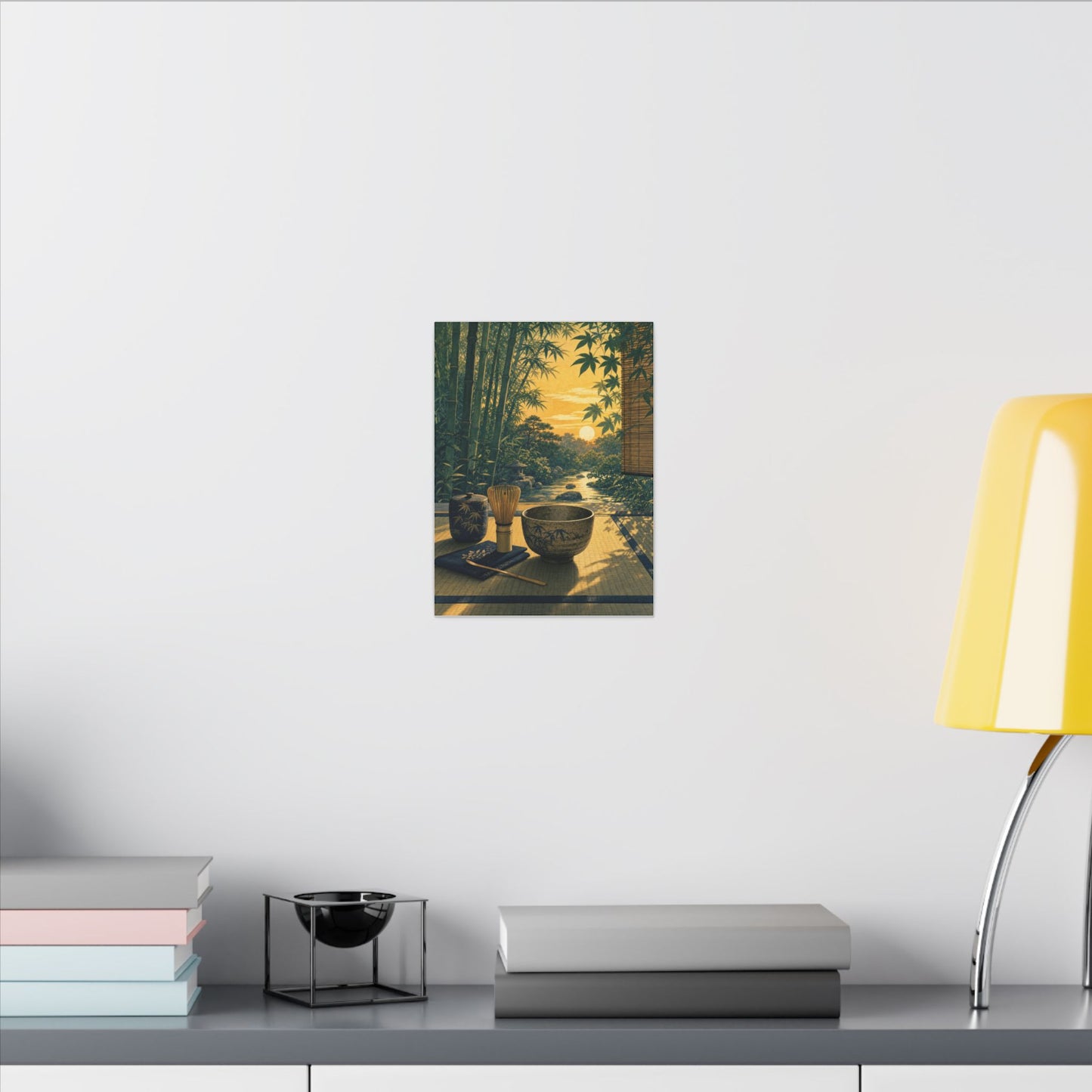 Ma Tea Ceremony Canvas Art - Zen Ukiyo E Inspired