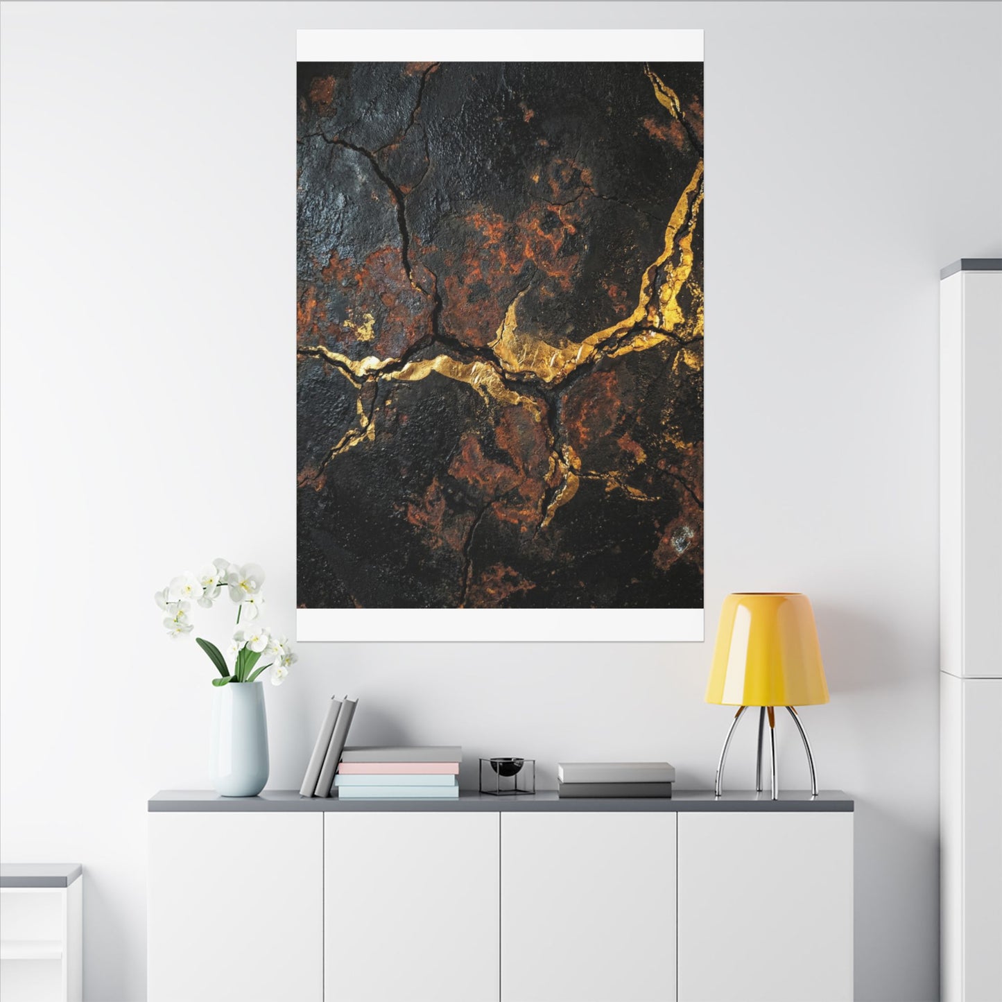 Kintsugi Broken Beauty Canvas Art