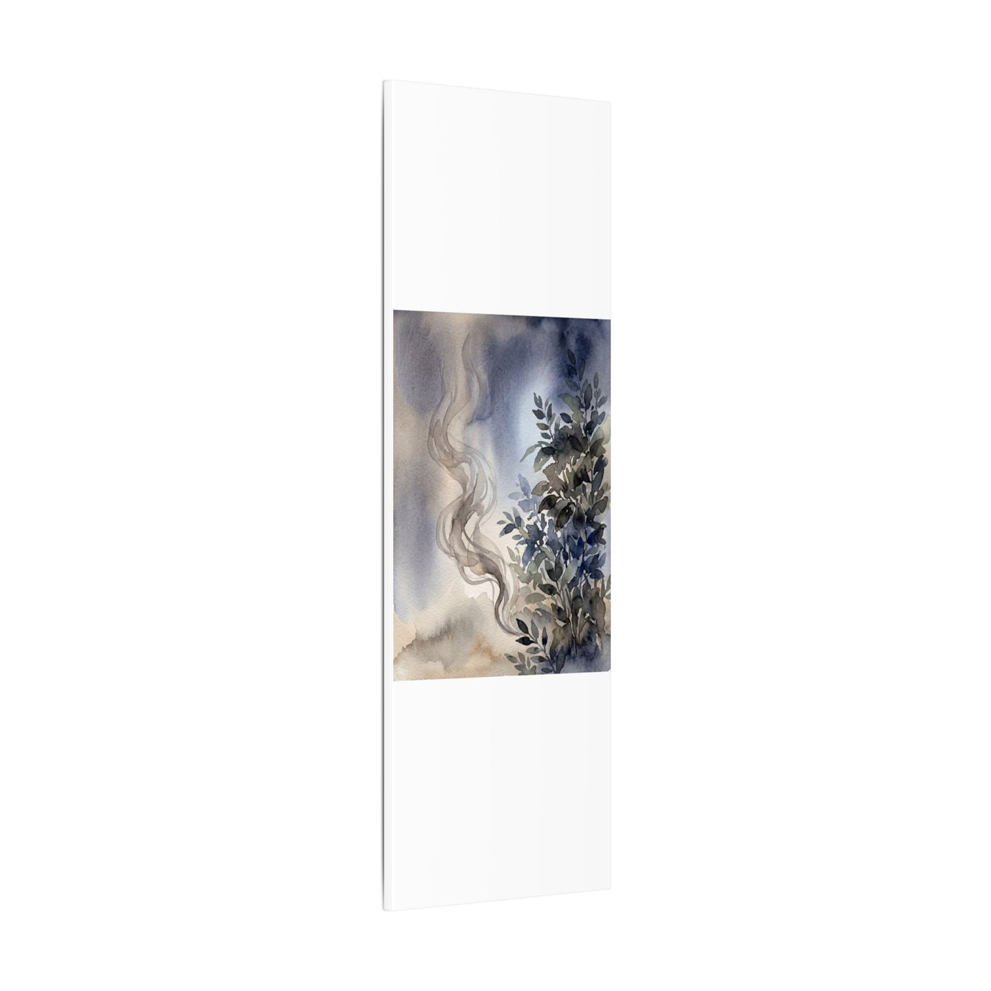 Incense Smoke Summer Canvas Art | Japandi Cozy Design